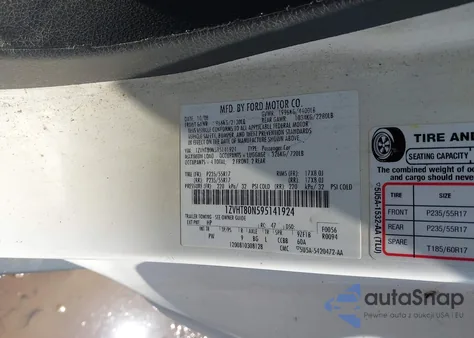 2009 Ford Mustang Premium from USA, damaged, VIN 1ZVHT80N595141924